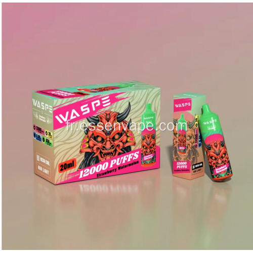 Strawberry Kiwi Waspe 12k Puffs Suède